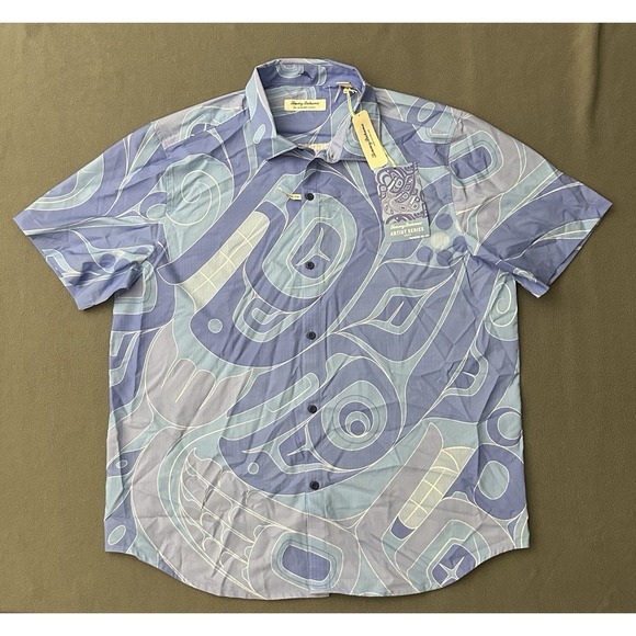 Tommy Bahama Other - Tommy Bahama 2024 Artist Series Ocean Life by Chrystal Worl trickster Co Men's L